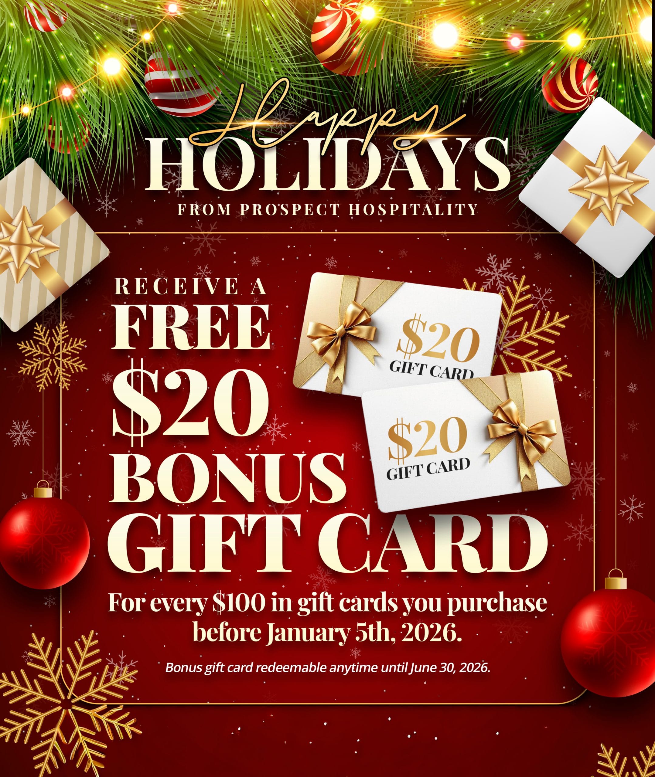 LD Holiday promo